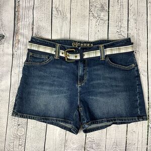 THRE3 Jean Shorts